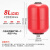 自吸泵压力罐全自动增压泵1L2L5L19L24L气压罐储气罐水泵气包 8L立式红色1寸外丝32mm