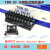 接线端子板TBR-10-20-30-45-60A组合式卡导轨单层连接端子排 TBR-10 一盒200位 铁导件