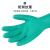 曼睩M034绿色耐酸碱手套防水防油耐磨加厚劳保耐酸碱手套
