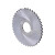 HSS高速钢锯片铣刀白钢切口铣刀100125150160180200非标定制 外径160x(1.6厚-2.0厚)