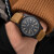 汉米汉密尔顿 (HAMILTON)瑞士手表卡其野战系列钛金黑自动机械男士腕表42毫米 黑盘皮带 H70665533