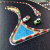 享动TURBO RACING 1/76迷你遥控车 大小号场景赛道 跑道垫 水泥墩灰色(50个)