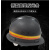 YKW 煤矿专用安全帽 光面玻璃钢常规款黑色