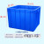 塑料周转箱加厚大号物流筐收纳箱收集盒工具箱长方形工业框 胶框 12号周转箱(环保熟料)蓝色