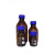 蓝盖瓶试剂瓶丝口螺口棕色玻璃瓶样品刻度密封瓶耐高温高硼硅 高硼硅透明100ml