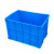 塑料周转箱 加厚塑料箱收纳箱可堆物流箱搬运箱整理箱 mm 蓝色 1号箱外172*123*53