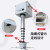 加厚投影电动升降吊架竹节式遥控摄像头伸缩杆柱1-4 双托盘