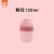 好孩子（gb）婴儿奶瓶宽口径硅胶奶瓶防摔防胀奶瓶120/240ml 粉红. +慢流量奶嘴1个1 120ml