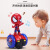 蜘蛛人平衡车1-3岁动感跳舞音乐电动玩具唱歌万向旋转儿童玩具车 电动蜘蛛人平衡车【电池版】