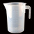 樵牧人 塑料量杯 塑料烧杯 实验室器皿 塑料刻度杯 5000ml（半柄无盖5个装） 