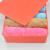 十格带盖收纳盒保洁家政用毛巾盒收纳抹布清洁用七色布塑料置物盒 粉色十格收纳盒+10条保洁布