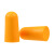 添盾TD-HRY100  子弹型PU海绵发泡耳塞（不带线，1副/袋，100副/盒） 橙色 