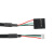 USB2.0线ITX迷你主板数据线PH2.0端子mx1.25mm端子2.0转2.54 XH2.54mm转2.54双排 20厘米