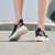 361度飞翼3.0女鞋运动鞋网面透气跑鞋减震跑步鞋女士 曜石黑/波光绿 35
