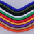 冰禹 彩色装饰拉绳 束口打包捆绑绳实心编织尼龙绳 4mm(50米/捆)红色 BYK-149