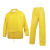 代尔塔（Deltaplus）407003 EN400雨衣雨裤分体式带帽 套装 防风防水防雪 户外工作服 黄色 XL