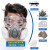 扬笙福化学实验室防毒面具全面罩喷漆化工防尘面罩防护罩工业专 6200防尘毒套装防雾大眼罩10
