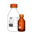 蜀牛黄盖试剂瓶透明棕色带刻度高温灭菌瓶采样取样玻璃大样品瓶250/500/1000/2000/ml 5000ml棕色