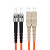 首千 光纤跳线 ST-SC 单模双芯 橙色 5m SQ-GT374D