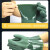 特厚加绒加大男士保暖橡胶防护手套水产防滑耐磨加厚乳胶皮防水冬 特厚加绒耐油60厘米-墨绿 3双