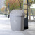 特大号商用塑料户外垃圾箱厨房有盖加厚小区教育垃圾桶垃圾筒 玫红色60L