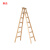 豫选工品 木梯子 人字折叠梯 加厚木头梯子 实木登高人字梯 工程梯 绝缘木梯子 1.9米人字梯加厚7步