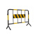 汉域 拒马 护栏 铁马护栏防护栏 地铁车站学校工地隔离围栏 警示隔离栏 带牌 1.2*2米