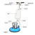 地毯清洗机工业手推式洗地机商用刷地机器酒店专用洗地毯机 洗地专用套餐三