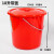 富都华创 18升-红色有盖 厚塑料手提水桶红色大小胶桶耐摔洗澡桶洗车洗衣服拖地 FDHC-ST-15