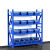 京酷KINKOCCL重型货架仓储架置物架储物架蓝色1200*500*2000四层主架均500kg承重