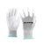Raxwell涤纶针织PU工作手套,掌浸，尺寸M，10副RW2433