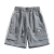 K715短裤男女款2024夏季新款外穿潮流百搭宽松直筒工装裤潮流时尚 灰色 M