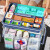 纳鸣多层小药箱家庭装药品收纳盒医药箱家用大容量收纳箱大号药盒 茶透绿-特大号
