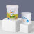 500ml级塑料罐密封罐面膜粉商用包装大口瓶油墨罐子300毫升1L 150ml易拉罐-白色 加厚食品级