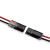 LED免焊锡免剥线快速接线端子双线互插带锁2P电源导线对线连接器 一分三 分支器+4个端子