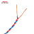 德力西电线RVS双绞线2芯0.5/1.0/1.5/2.5/4平方花线电线100米/卷 红蓝 21.0