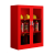 链工 消防柜微型消防站消防器材展示柜应急物资展示工具灭火器存储柜 单柜1200*400*900