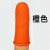 洛港 橙色麻点 M中码（250只装） 防滑麻点手指套耐磨加厚乳胶一次性橡胶防护手指头套