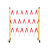 海威达 伸缩围栏；1.2x3m 基础款 红白
