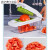 订制厨房切丁神器切洋葱神器切块丁粒切水果神器切菜机商用切豆腐 绿色