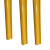 邕电  YD-23176  PVC电工保护管 黄色 长1米 （单位：米）