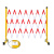 兴安迈 XAM-L86 伸缩围栏可移动式隔离护栏玻璃钢（管式）红白色1.2米高*可伸4米 单位：个
