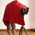 大画幅相机摄影红黑冠布对焦457810电影机盖机布防水透气防尘遮光 红色小号 1x1.4m