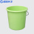蓝鲸环卫 18L绿色34*32cm 加厚洗衣塑料水桶手提装水大红色塑料桶盆桶LJHW-9052