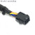 台达 伺服电机动力刹车线 VW3M5112R30 R50 马达电缆信号线 黑色 5m