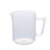 RICH LAB 食品级塑料量杯250 500 1000ml 2L 5L烘焙奶茶加厚家用PP刻度烧杯 3500ml带盖