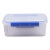 纳仕徳 BS-885 保鲜盒 厨房酒店打包盒塑料收纳盒透明熟料泡菜冷冻盒密封塑料盒饭盒 1.5L（22*16*8.5）