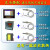 定制温度传感器k型热电偶压簧螺钉螺纹铠装pt100注塑机铂热电阻探 pt100(压环式)线长3米