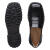Clarks24新款时尚流行百搭女士外出休闲单鞋  厚底增高方头亮面设计 Black Leather 36