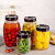 梵季密封罐玻璃泡菜坛子腌菜空瓶子食品级家用大容量装咸菜宽口罐头瓶 圆盖-800ML